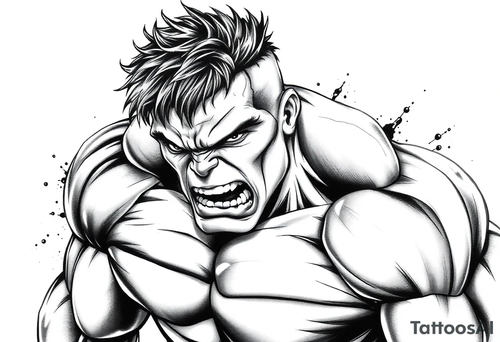 hulk tattoo idea