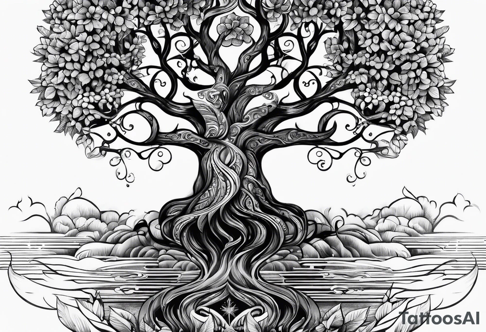tree of life tattoo idea
