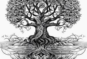tree of life tattoo idea