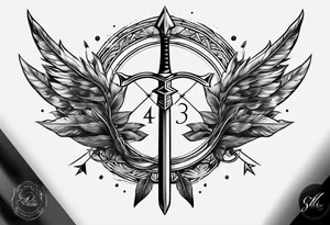 3 arrows tattoo idea