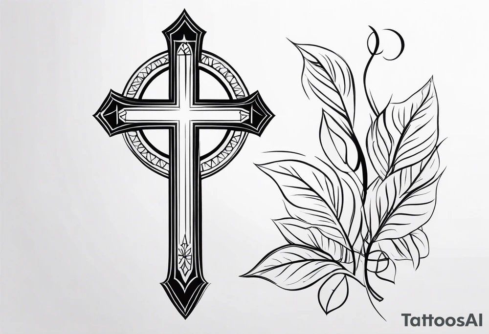 cross tattoo idea