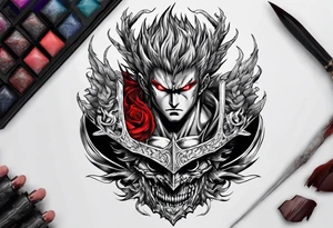 Berserk anime cursed mark tattoo idea