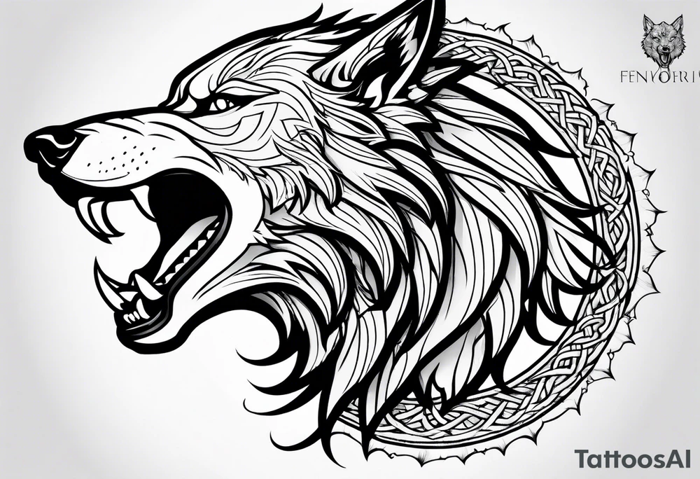 Fenrir tattoo idea