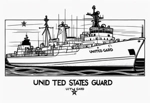 United States Coast Guard tattoo idea