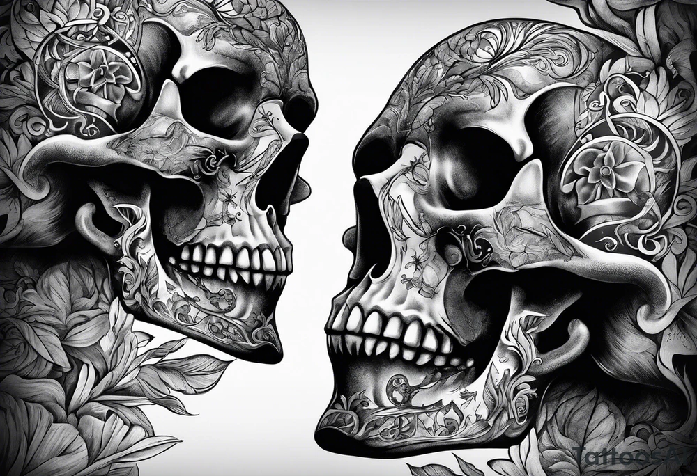 Lung cancer and father tattoo idea