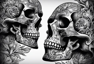 Lung cancer and father tattoo idea