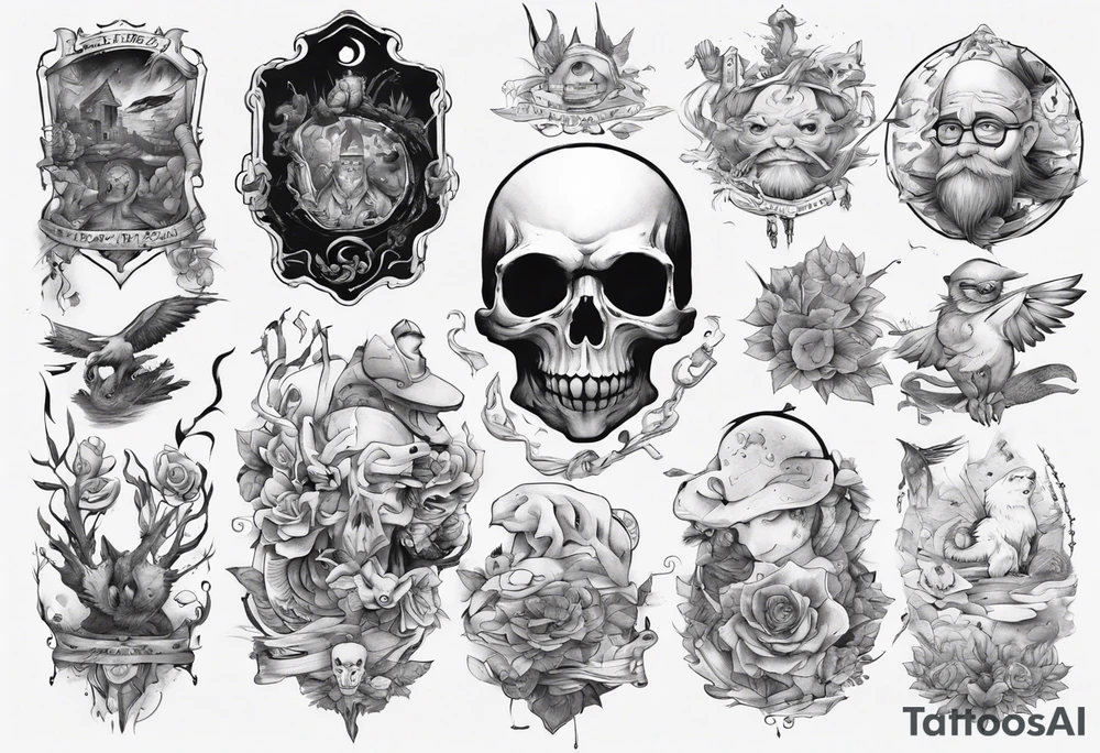 all shape tattoo idea
