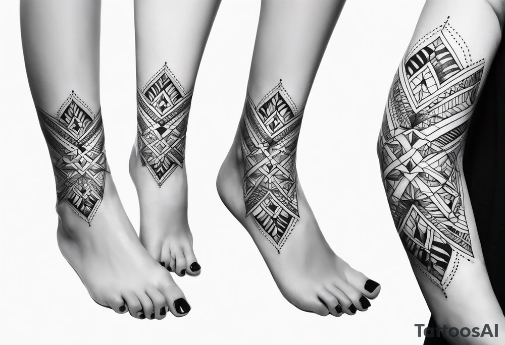 feminine ankle bracelet tattoo tattoo idea