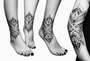 feminine ankle bracelet tattoo tattoo idea