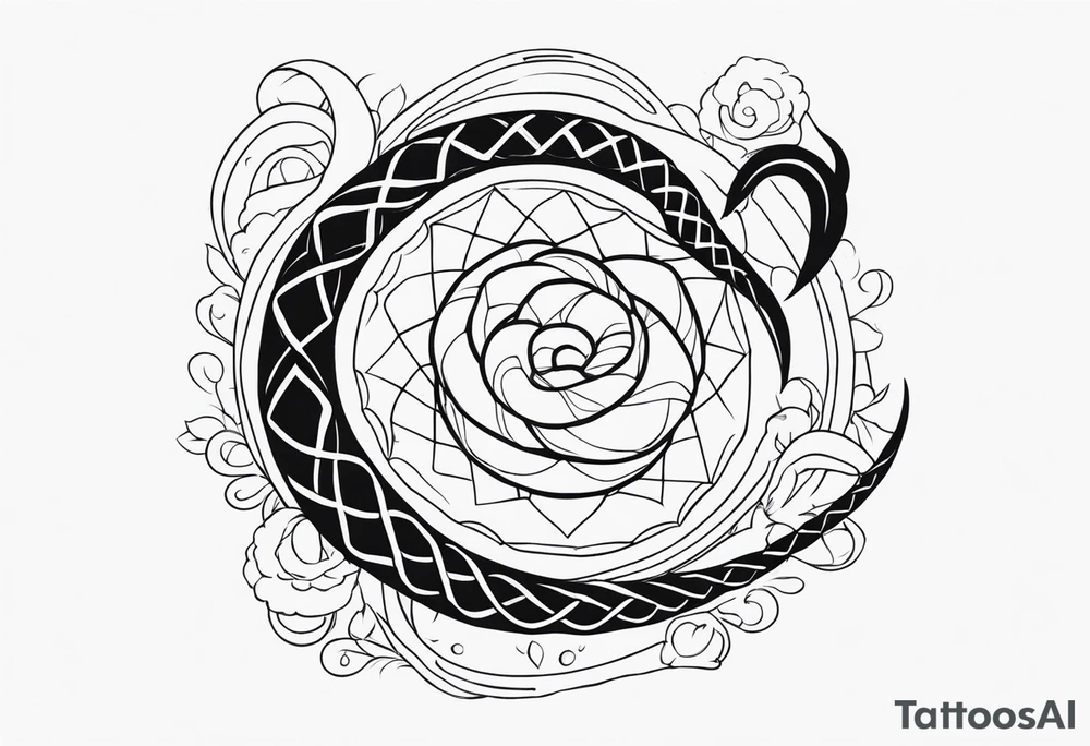 Seven deadly sins anime snake tattoo idea