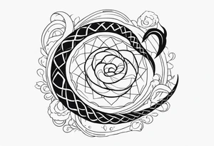 Seven deadly sins anime snake tattoo idea