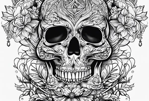 black veins tattoo idea