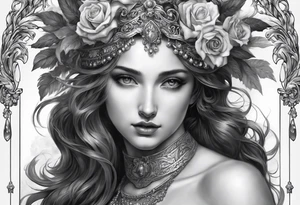 nemesis without flowers tattoo idea