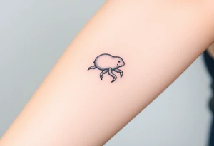 tardigrade, water bear, cute, baby, endurance, resilience, 8 legs tattoo idea