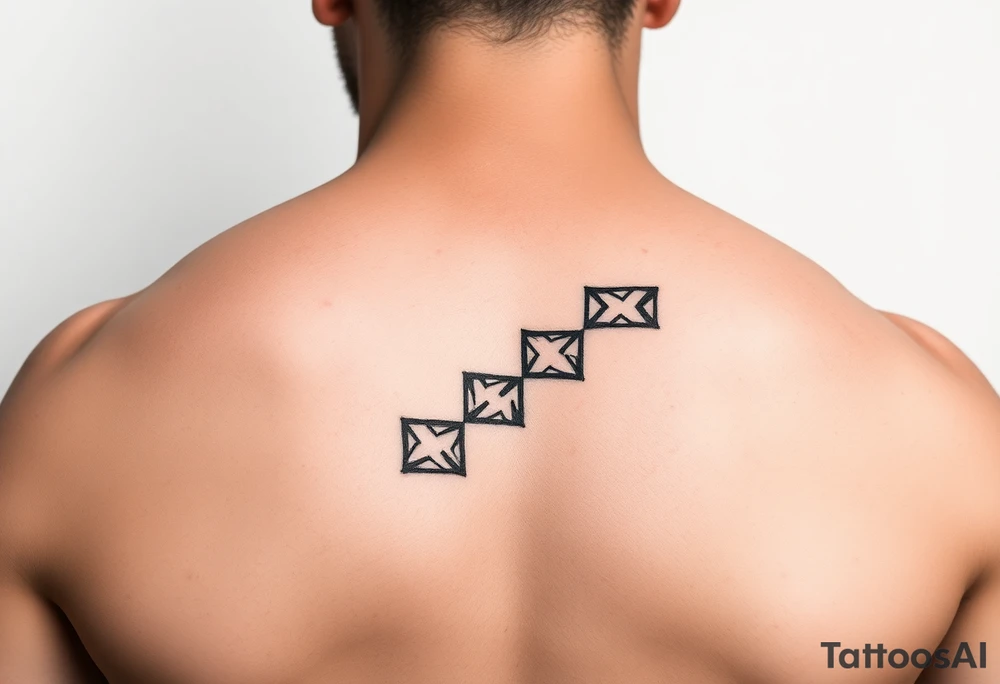 One step at a time on white back ground tattoo idea