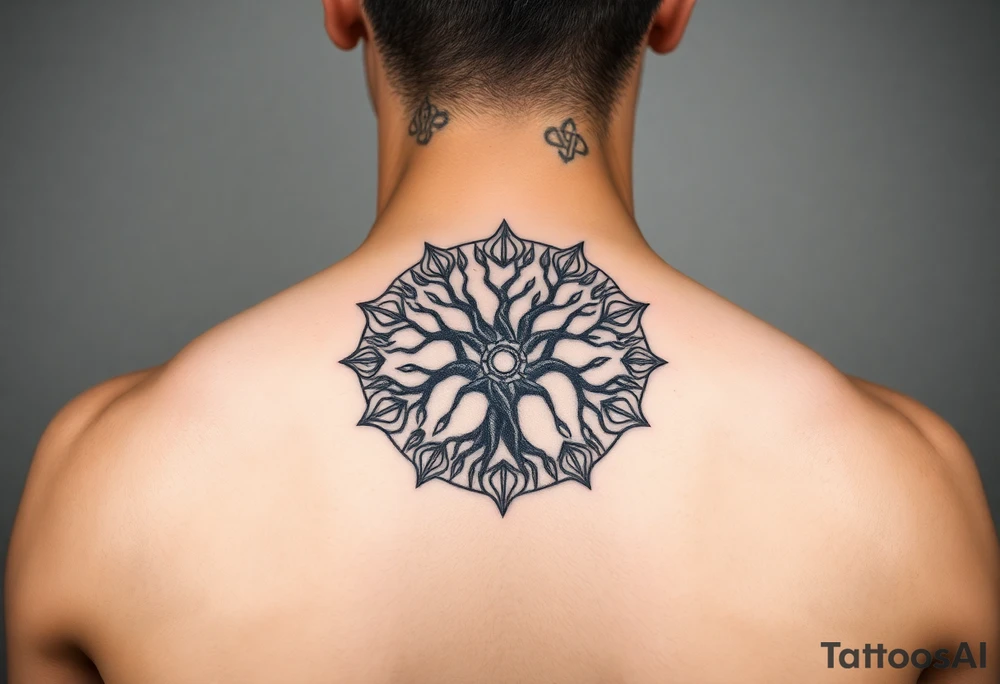 Kabbalah tree of life sefirot tattoo idea