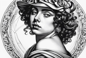 Caravaggio painting realistic tattoo tattoo idea