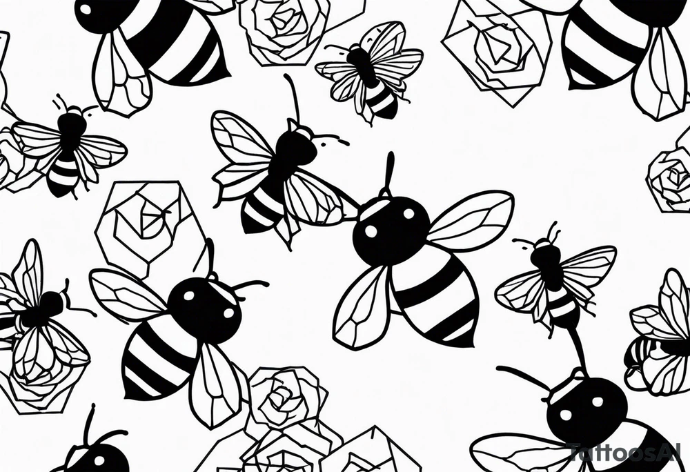 a bee hive tattoo idea