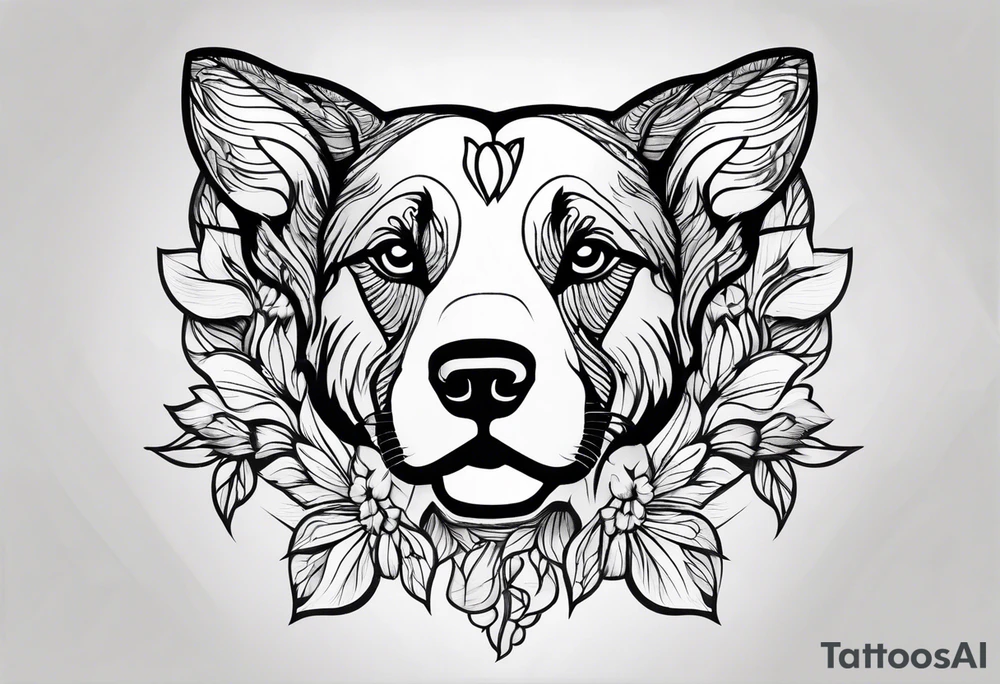 Paw print memorial tattoo tattoo idea