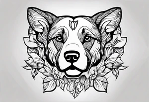 Paw print memorial tattoo tattoo idea
