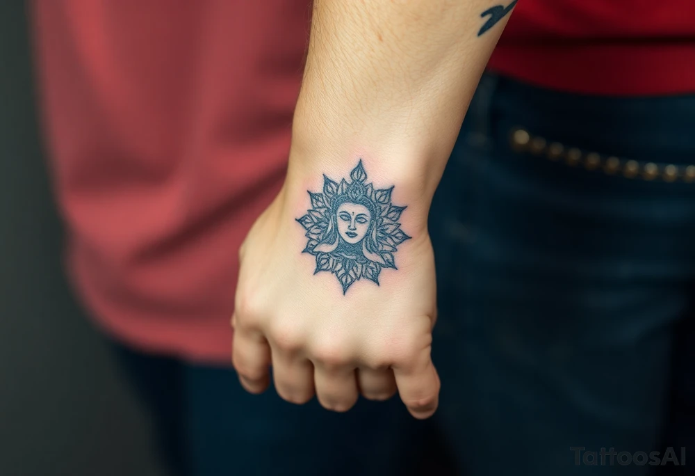 victory over coma and methadone. a new life in meditation. tattoo on the arm tattoo idea