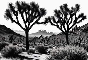 Joshua trees tattoo idea