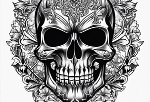 punisher skull from the movie or tv series tattoo idea