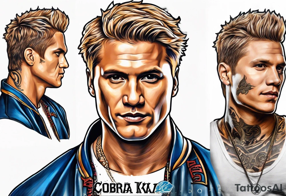 cobra kai johny kreese tattoo tattoo idea