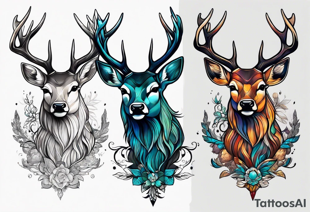 deer, tattoo idea