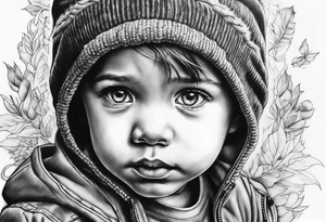 childhood trauma with separation anxiety tattoo idea