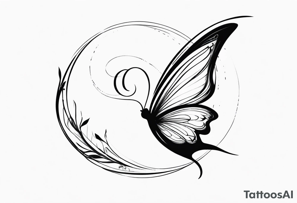 The word "ft" but with a fairy tattoo idea