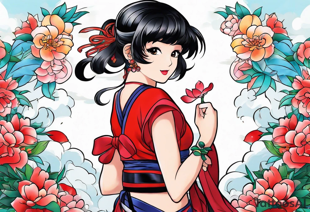 Sleeve ranma 1/2 tattoo idea