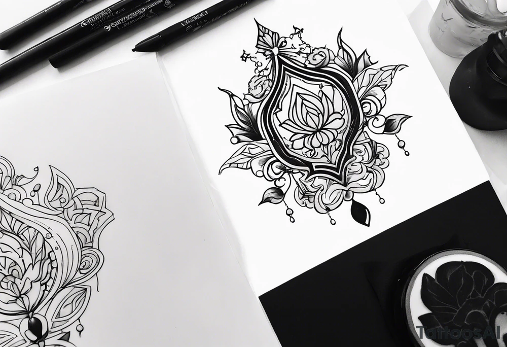 chandalier tattoo idea