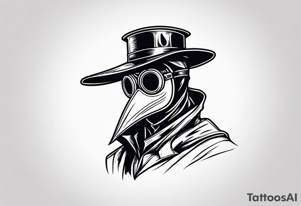 plague doctor in chernobyl tattoo idea