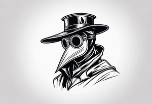 plague doctor in chernobyl tattoo idea