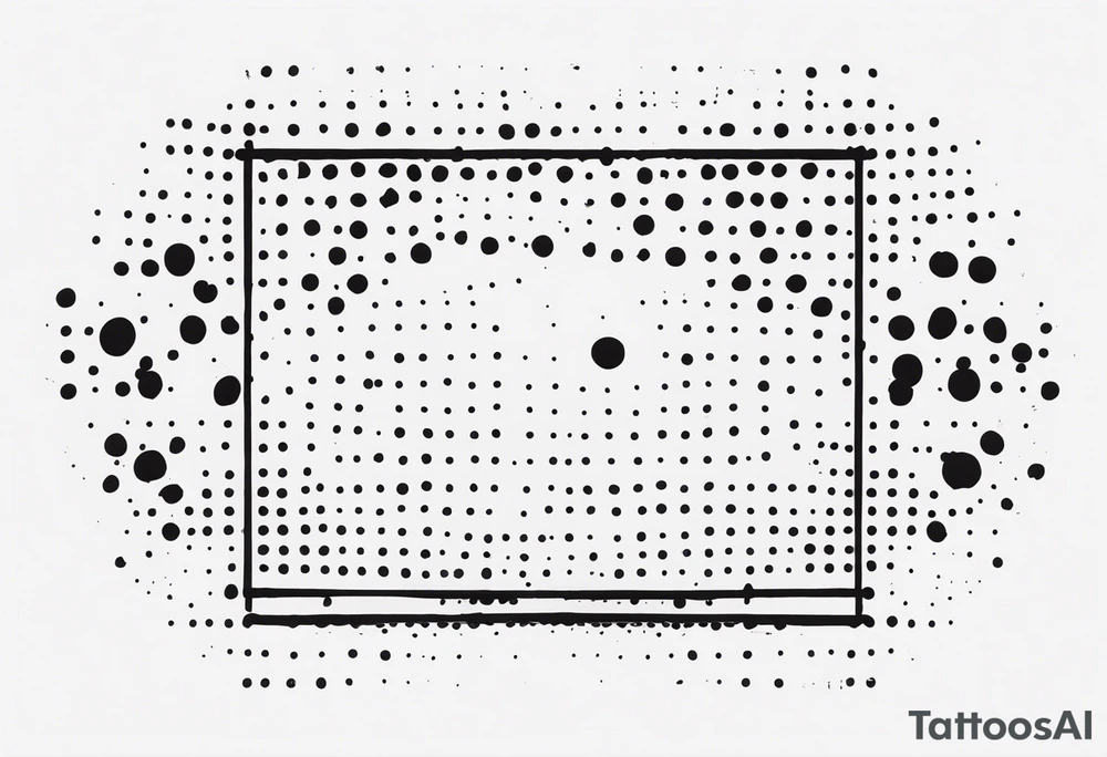 simple shape made from black dots and circles to go on upper arm/shoulder tattoo idea simple shape made from black dots and circles to go on upper arm/shoulder tattoo idea