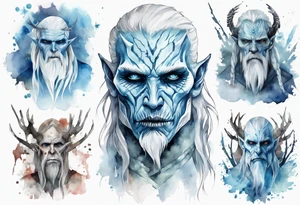a whitewalker tattoo idea