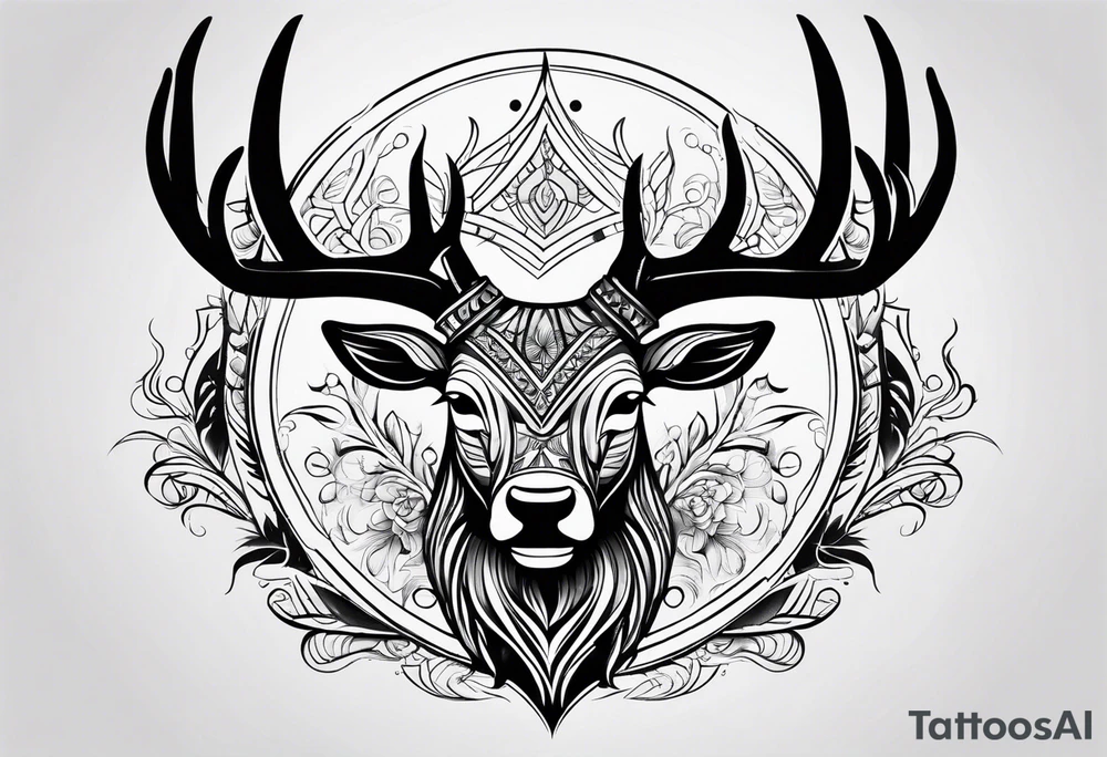 Cerf tattoo idea