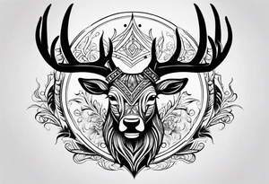 Cerf tattoo idea