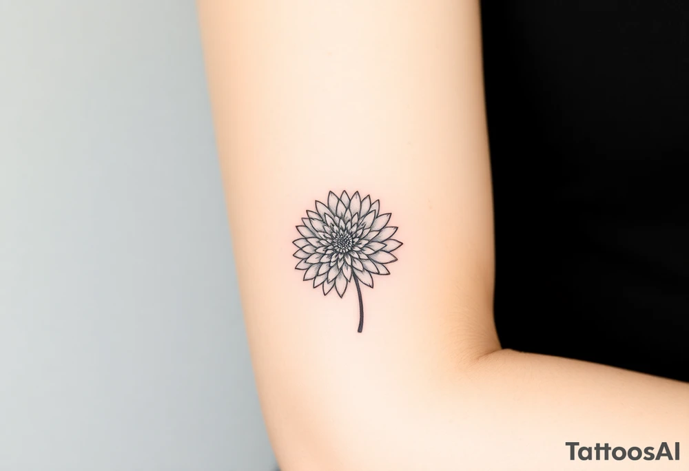 chrysanthemum tattoo idea