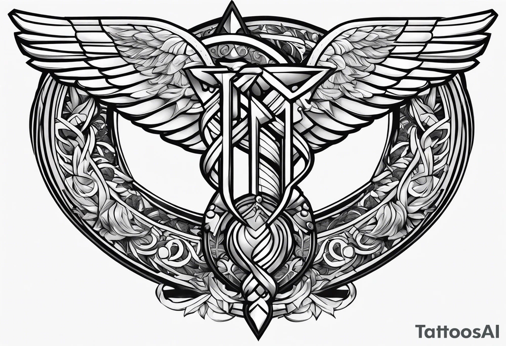 caduceus tattoo idea