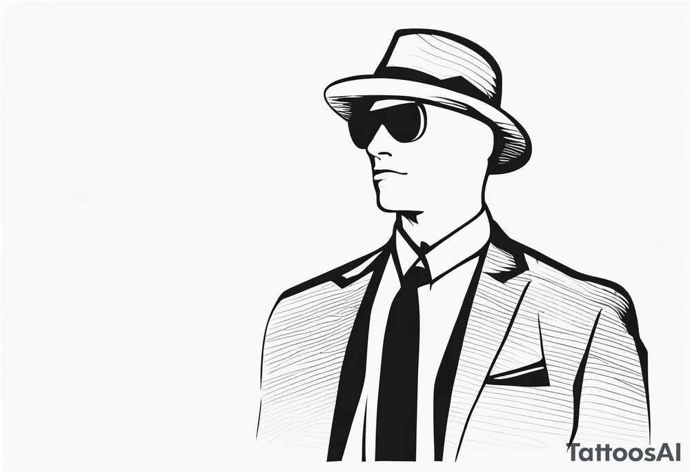 Invisible man tattoo idea
