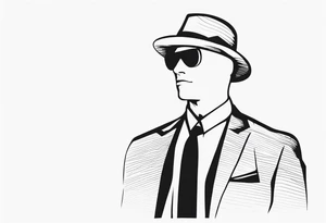 Invisible man tattoo idea