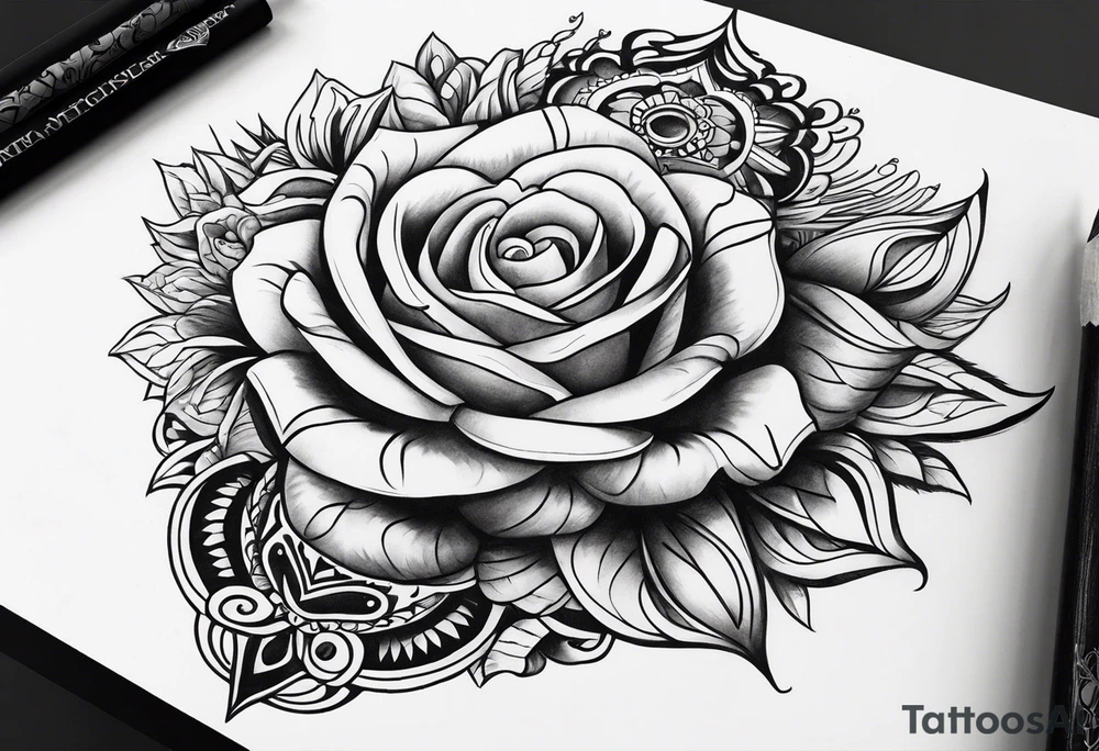mexican style tattoo tattoo idea