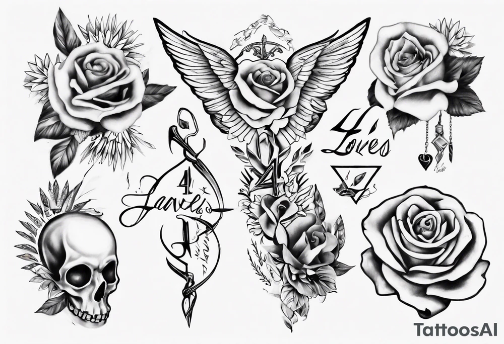 Layla Jones 4ever and always tattoo idea