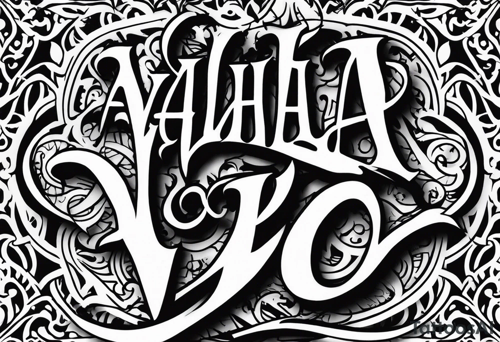 Valhalla fire tattoo idea