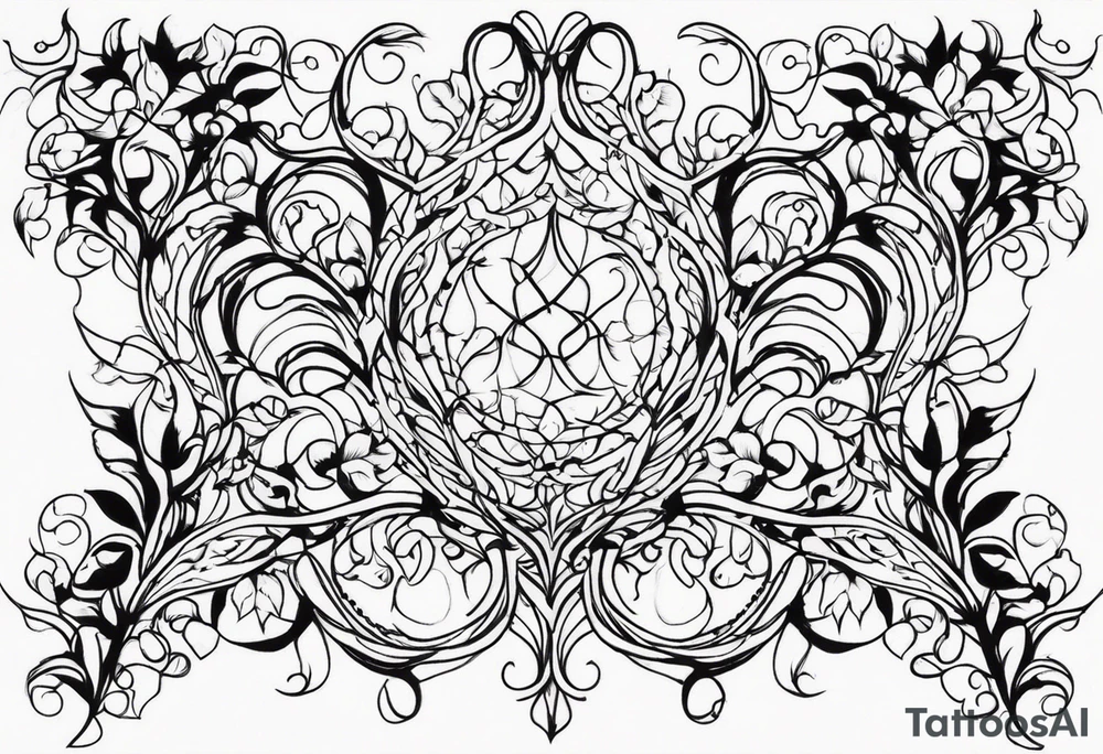 Long Vines tattoo idea