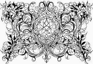 Long Vines tattoo idea