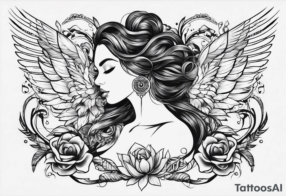 Indie dream strength tattoo self love tattoo idea