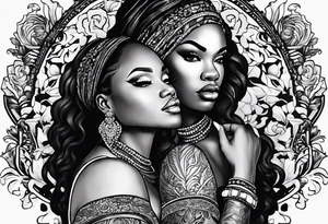 Dejuan & Jeshonda 
est. 2024
written in cursive tattoo idea